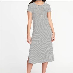 Old Navy Striped Jersey Knit Tee Dress